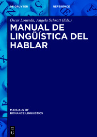 Imagen de portada: Manual de lingüística del hablar 1st edition 9783110334883