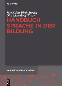 Imagen de portada: Handbuch Sprache in der Bildung 1st edition 9783110295887