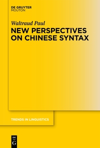Cover image: New Perspectives on Chinese Syntax 1st edition 9783110338683
