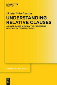 Imagen de portada: Understanding Relative Clauses 1st edition 9783110339383