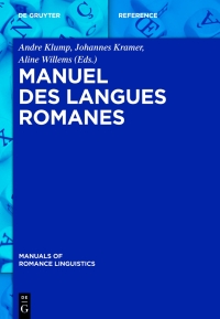 Cover image: Manuel des langues romanes 1st edition 9783110302455