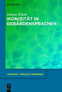 Imagen de portada: Ikonizität in Gebärdensprachen 1st edition 9783110368383