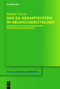 Cover image: Das es-Gesamtsystem im Neuhochdeutschen 1st edition 9783110357110