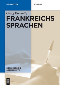 Cover image: Frankreichs Sprachen 1st edition 9783110357622