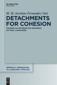 表紙画像: Detachments for Cohesion 1st edition 9783110349245