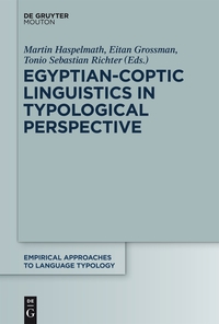 表紙画像: Egyptian-Coptic Linguistics in Typological Perspective 1st edition 9783110346398