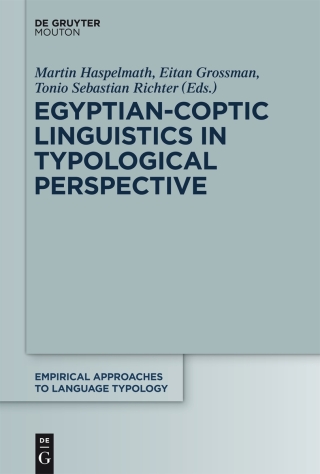 Cover image: Egyptian-Coptic Linguistics in Typological Perspective 1st edition 9783110346398