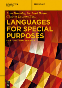 صورة الغلاف: Languages for Special Purposes 1st edition 9783110228007