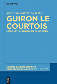 Titelbild: Guiron le Courtois 1st edition 9783110256604