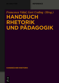 Imagen de portada: Handbuch Rhetorik und Pädagogik 1st edition 9783110352214