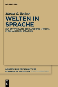 Imagen de portada: Welten in Sprache 1st edition 9783110342161