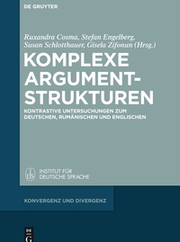 صورة الغلاف: Komplexe Argumentstrukturen 1st edition 9783110343113