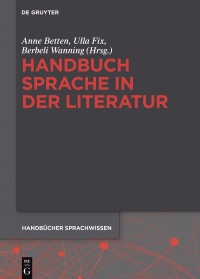 Cover image: Handbuch Sprache in der Literatur 1st edition 9783110295849