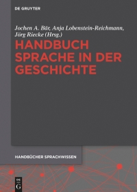 Cover image: Handbuch Sprache in der Geschichte 1st edition 9783110295757