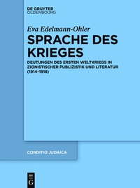 Cover image: Sprache des Krieges 1st edition 9783110370218