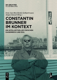 Cover image: Constantin Brunner im Kontext 1st edition 9783110373820