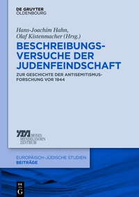 Imagen de portada: Beschreibungsversuche der Judenfeindschaft 1st edition 9783110339055