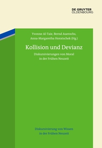 Imagen de portada: Kollision und Devianz 1st edition 9783110364705