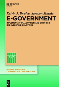 Cover image: E-Government 1st edition 9783110304756
