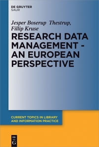 Imagen de portada: Research Data Management - A European Perspective 1st edition 9783110369441