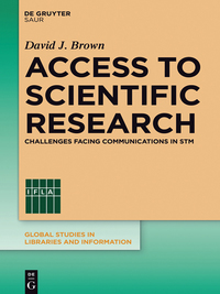 Omslagafbeelding: Access to Scientific Research 1st edition 9783110375169