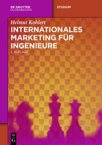 Cover image: Internationales Marketing für Ingenieure 2nd edition 9783110355000