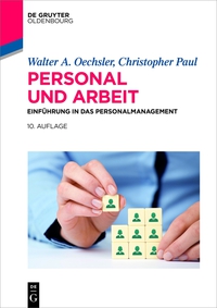 صورة الغلاف: Personal und Arbeit 10th edition 9783110347661