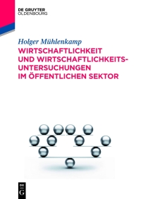 Cover image: Wirtschaftlichkeit im öffentlichen Sektor 1st edition 9783110346657