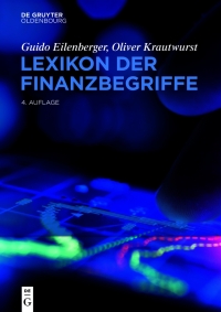 Cover image: Lexikon der Finanzbegriffe 4th edition 9783486585360