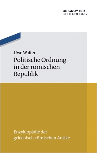 Cover image: Politische Ordnung in der römischen Republik 1st edition 9783486596960