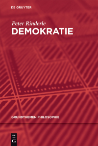 Cover image: Demokratie 1st edition 9783110399363