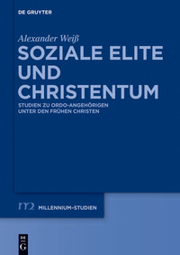 Cover image: Soziale Elite und Christentum 1st edition 9783110373806