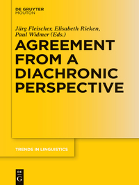 Cover image: Agreement from a Diachronic Perspective 1st edition 9783110373349