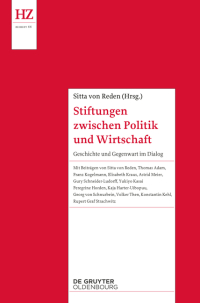Cover image: Stiftungen zwischen Politik und Wirtschaft 1st edition 9783110399752