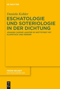 Imagen de portada: Eschatologie und Soteriologie in der Dichtung 1st edition 9783110401806