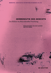 Cover image: Hermeneutik des Gesichts 1st edition 9783110403442