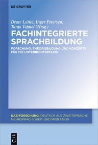 صورة الغلاف: Fachintegrierte Sprachbildung 1st edition 9783110403923