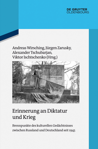 Imagen de portada: Erinnerung an Diktatur und Krieg 1st edition 9783110404760