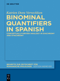 صورة الغلاف: Binominal Quantifiers in Spanish 1st edition 9783110403718