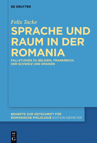 Imagen de portada: Sprache und Raum in der Romania 1st edition 9783110406924