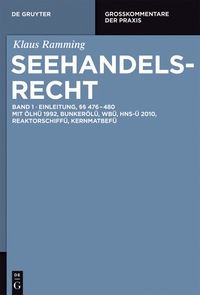 Cover image: Einleitung; §§ 476 – 480 1st edition 9783110405132