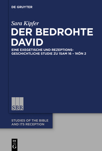 Imagen de portada: Der bedrohte David 1st edition 9783110400571