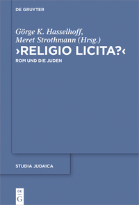 Cover image: "Religio licita?" 1st edition 9783110406559
