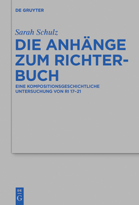 Cover image: Die Anhänge zum Richterbuch 1st edition 9783110411355