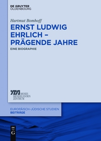 Titelbild: Ernst Ludwig Ehrlich – prägende Jahre 1st edition 9783110414066