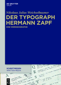 صورة الغلاف: Der Typograph Hermann Zapf 1st edition 9783110414981