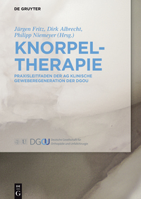 Imagen de portada: Knorpeltherapie 1st edition 9783110425239