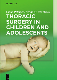 Cover image: Thoracic Surgery in Children and Adolescents 1st edition 9783110425291