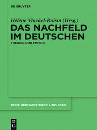 Cover image: Das Nachfeld im Deutschen 1st edition 9783110425345