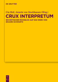 Cover image: Crux interpretum 1st edition 9783110419573